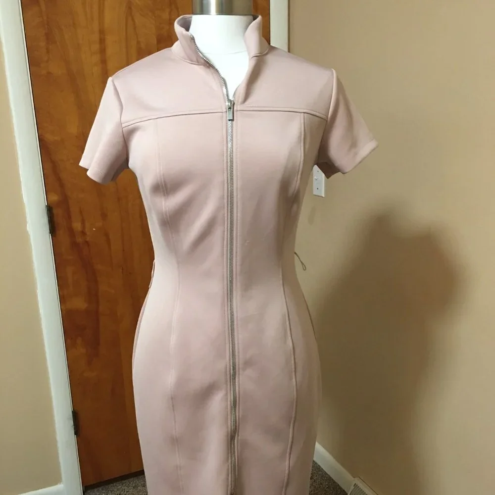 Kate and Lily Zip Up Blush Dress - Picture 7 of 7